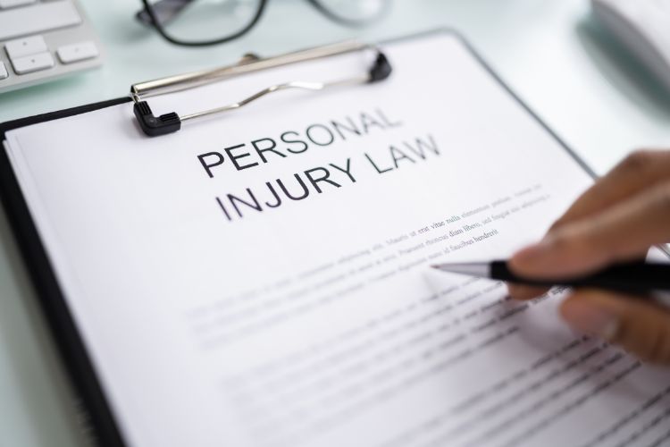 personal injury law document