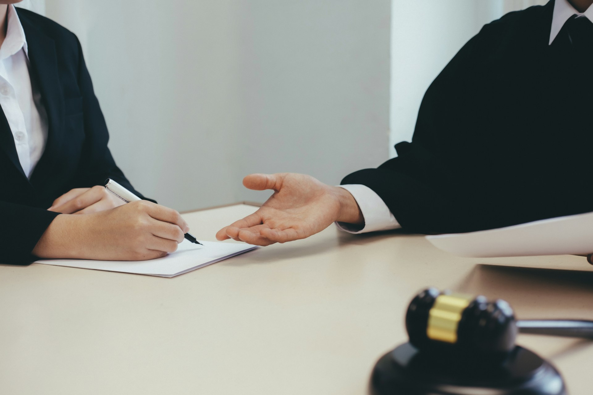 Knowing the Importance of Advance Directives in Arizona Attorney consultation in Mesa, Arizona, with legal documents and gavel on the table, illustrating family law discussions.