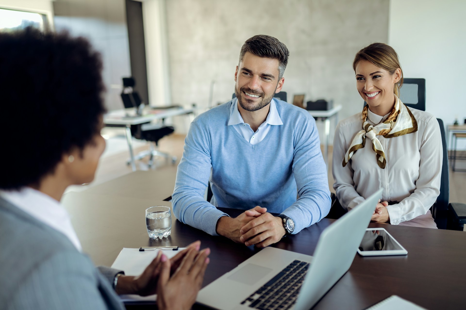 Tips for Creating an Effective Estate Plan in Arizona Mesa attorney consultation with clients discussing legal matters at Rowley Chapman & Barney law firm in Arizona.